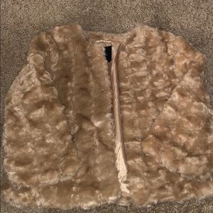 Faux fur jacket